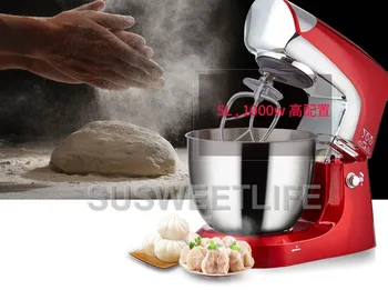 

5L Stainless Steel Bowl 1000W Household Kitchen Electric Food Stand Mixer Egg Whisk Dough Cream Blender Appliance