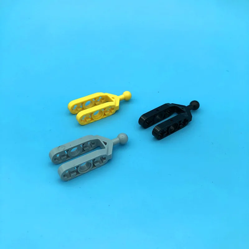

10Pcs/lot Technic Steering Knuckle Arm with Ball Joint Building Block Parts DIY Educational Toys Compatible with 6572 Parts