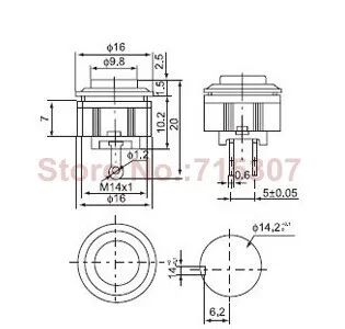 push button switch ds-500