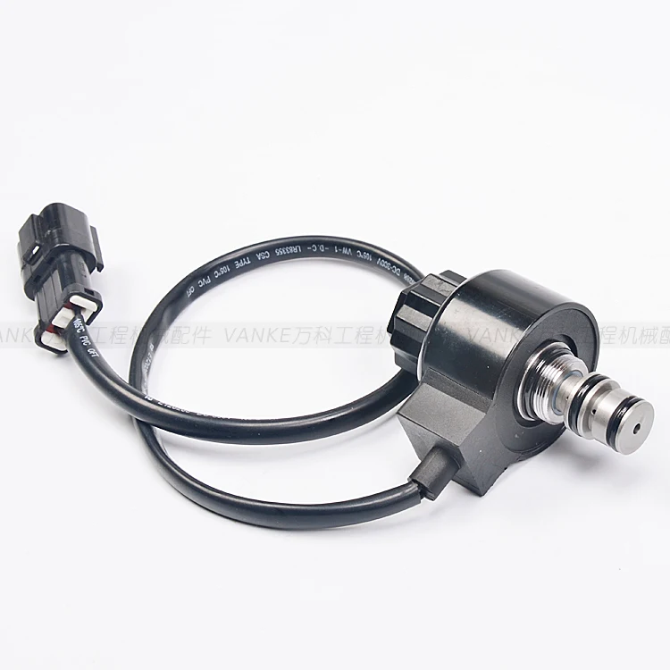 

free shipping for Komatsu PC120-5 rotary solenoid valve PC60-6 rotating solenoid valve PC100-5 safe lock solenoid group
