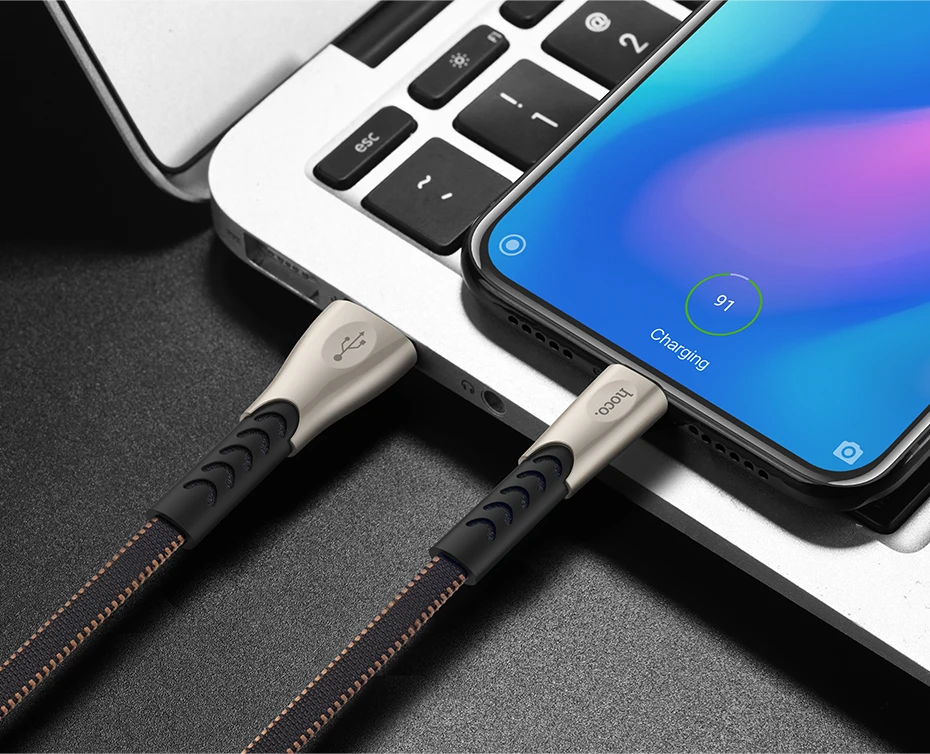 hoco кабель usb type c быстрая зарядка и передача данных тип с провод с джинсовой оплеткой плоский шнур cport зарядное устройство тайп си usb с type c для Apple Samsung Xiaomi Huawei Android юсб тайп с зарядник