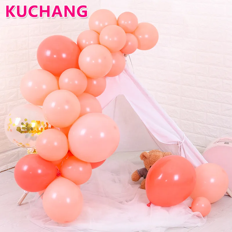 

10pcs 12inch Coral Red Latex Balloons Birthday Party Wedding Decorations Baby Shower Valentine's Day Anniversary Party Supplies
