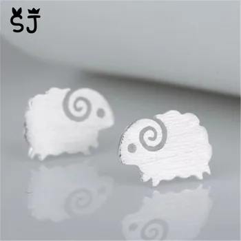

30Pair Cute Sheep Earrings Little Goat Earring Mutton Earring Lovely Animal Studs Earrings for Constellation Birthday Gift