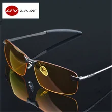 Для мужчин водителя очки ночного видения Поляризованные Солнцезащитные очки для женщин сплав Рамка Защита от солнца стекло ретро мужской Очки вождения солнцезащитные очки для мужчин