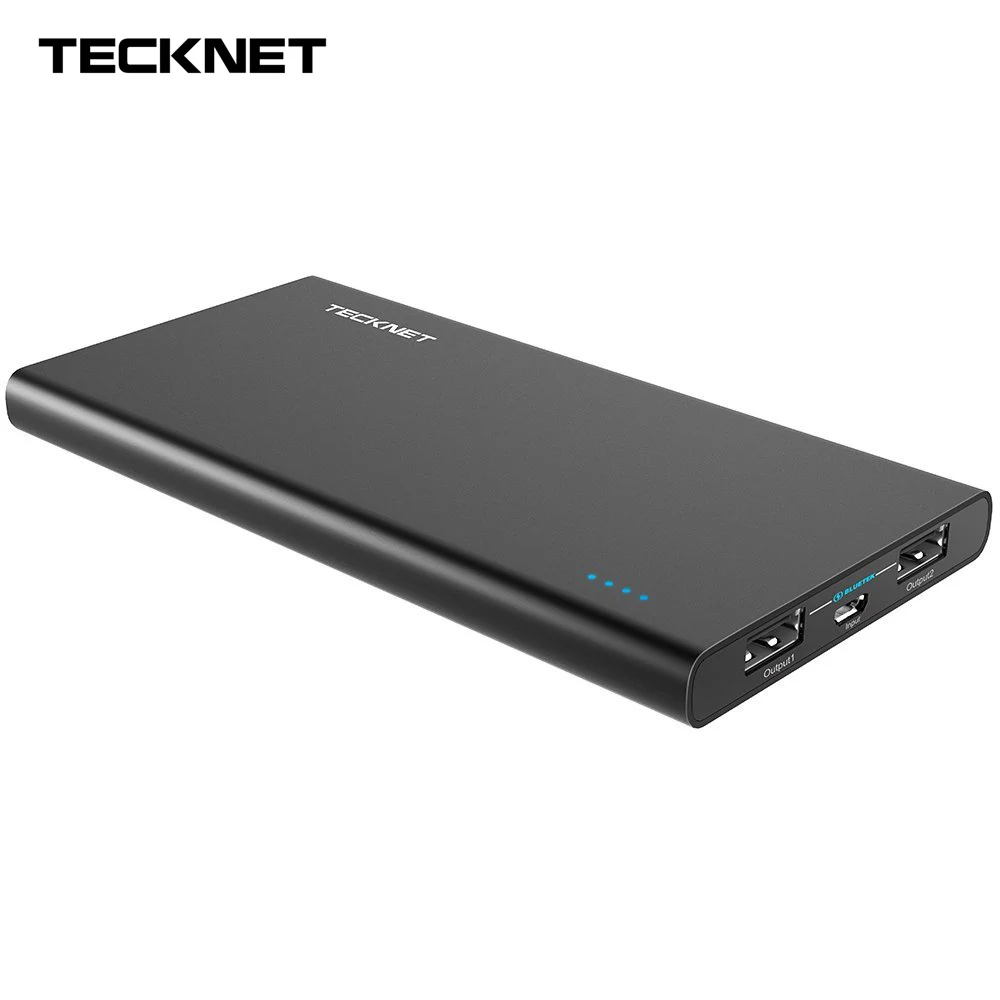 

TeckNet Power Bank 10000mAh External Battery TECKNET original quick Charger USB Portable Charger for Mobile iPhone 6 S