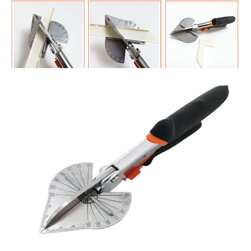# ترقية 45-135 درجة متعددة زاوية ميتري انحياز قناة أسلاك القاطع PVC PE البلاستيك الأنابيب خرطوم مقص قطع المنزل ديكور السباكة أداة