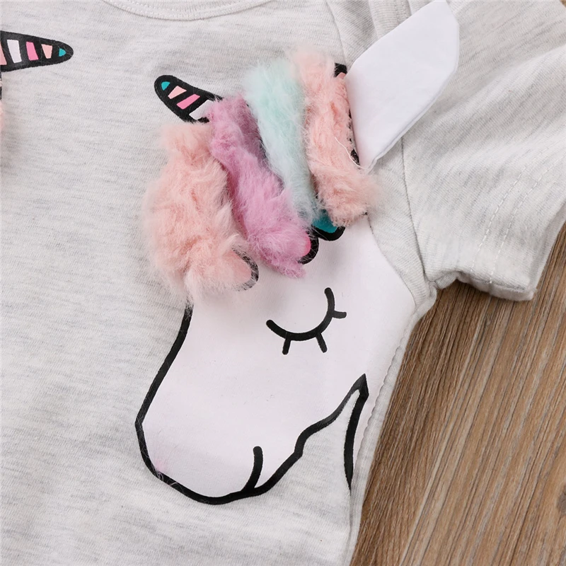 Lindo bebé Niñas 3D unicornio de dibujos animados recién nacido Niñas manga corta romper 2018 nuevo bebes algodón jumpsuit Bebé Ropa de verano Lindo bebé Niñas 3D unicornio de dibujos animados recién nacido Niñas manga corta romper 2018 nuevo bebes algodón jumpsuit Bebé Ropa de verano