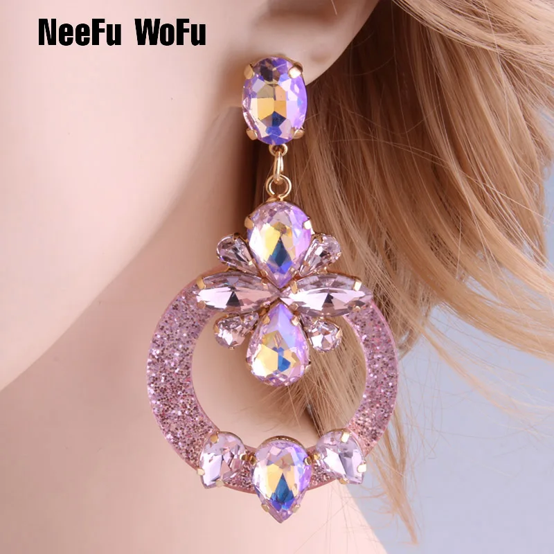 Pendientes De Resina De Pendiente De Gota Neefu Wofu Grandes Pendientes De Resina De Pendiente De Gota Neefu Wofu Grandes