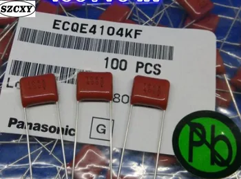 

100PCS New and original 400V104K 400V0.1UF 100NF ECQE4104KF Thin film capacitor P=10MM