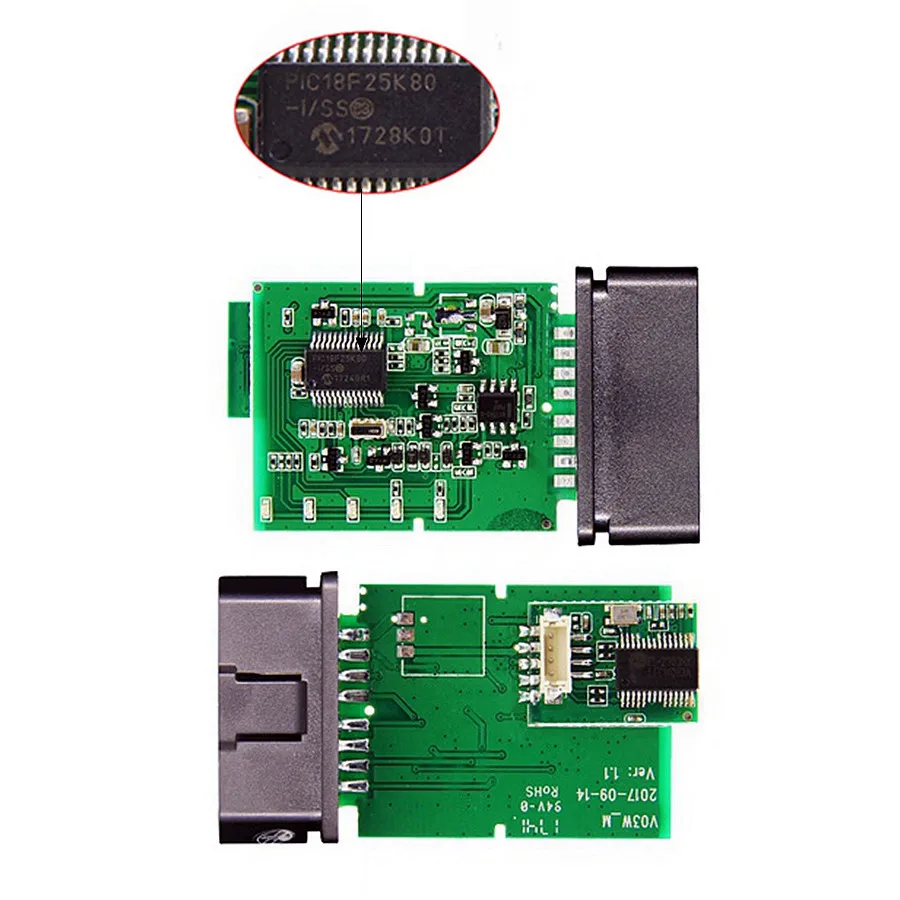 ELM327 USB V1.5 PIC18F25K80 чип для Windows поддерживает все протоколы OBD2 прошивка V1.5 ELM 327 USB Авто OBD OBD2 инструмент