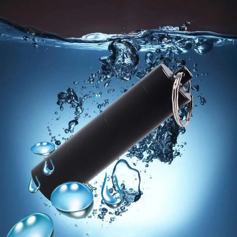 

Portable Pill Case Waterproof Mini Medicine Container Box Key Ring Mini Box