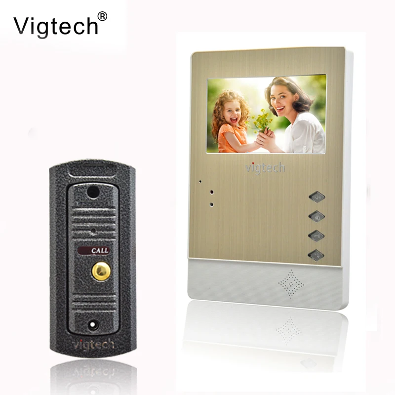 Vigtech4.3`` video video doorphone speakerphone