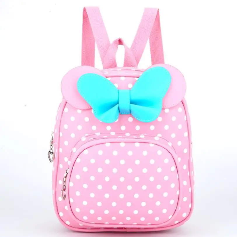 الأطفال أكياس للفتيات رياض الأطفال الحقائب المدرسية الكرتون ربطة القوس فيونكة طفلة حقيبة المدرسة لطيف الأطفال على ظهره