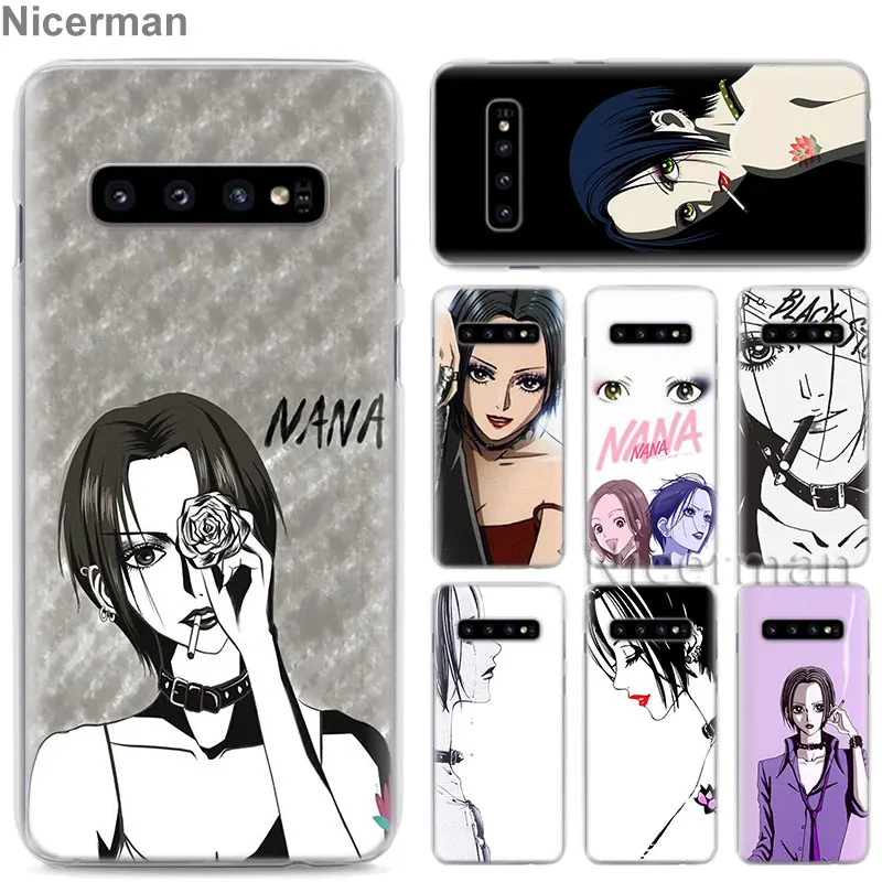 

Phone Case for Samsung Galaxy S10e S10 S8 S9 Plus S6 S7 Edge A40 A50 A70 M20 Cover Nana Anime Girl Hard PC Case