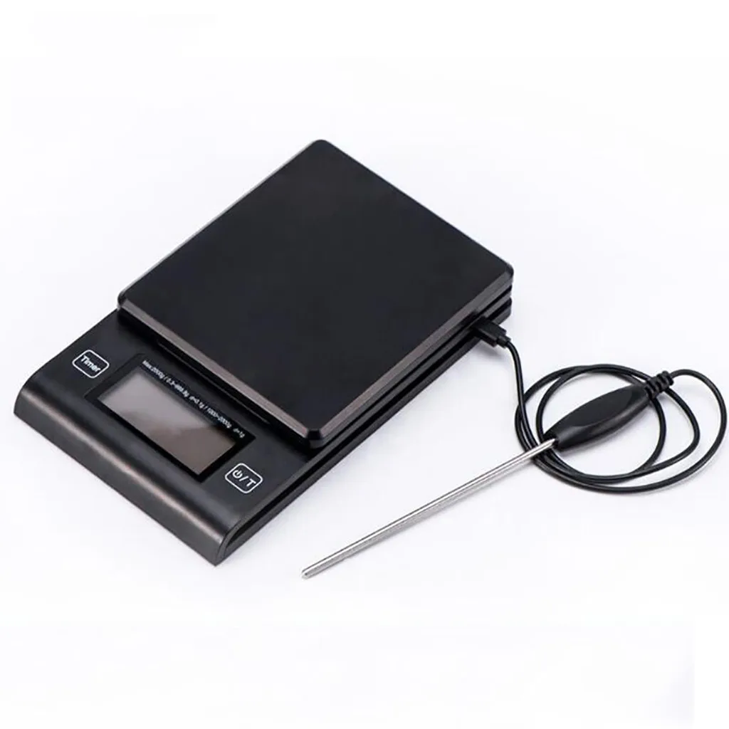 

Precision Electronic kitchen scale 0.1g 1g LCD Digital Drip Coffee Scale with Timer weight Balance Household Food scale