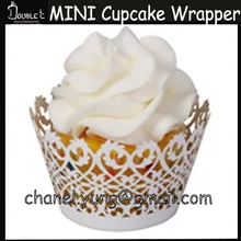 Кружева лоза мини лазерная резка свадебные Завертчицы 60 шт. 2,25x1,", шоколада, белые кружевные украшения для свадьбы