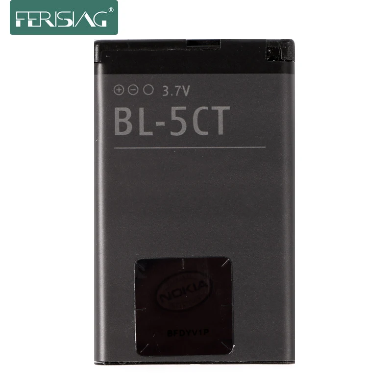 Ferising 0 Cycle 1050mAh BL-5CT BL5CT Battery For Nokia 5220XM 6730 C5-00 C6-01 C3-01 6303C Replacement Mobile Phone Batteries | Мобильные