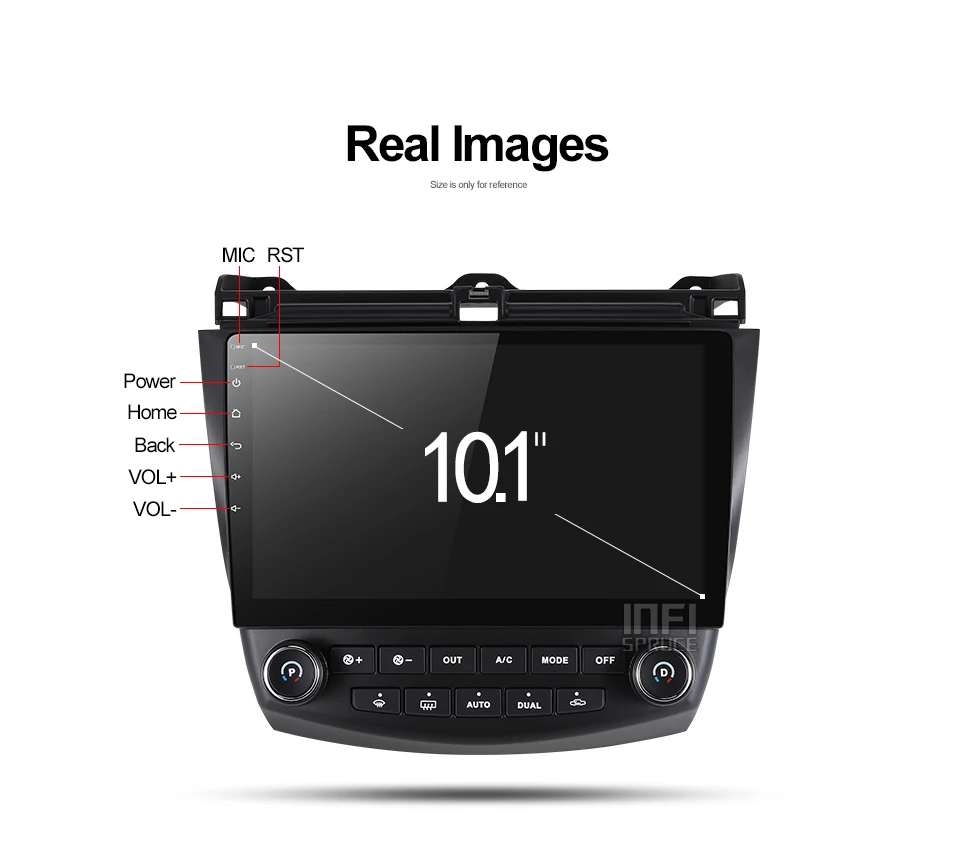 Clearance android 8.1 car dvd gps player for honda Honda Accord 7 2003-2007 with radio gps navigation support mirror link steering wheel 15