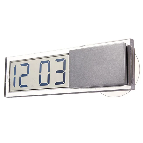 New Best Promotion Suction Cup Sticker Auto Car Dashboard Windscreen Digital LCD Display Mini Clock