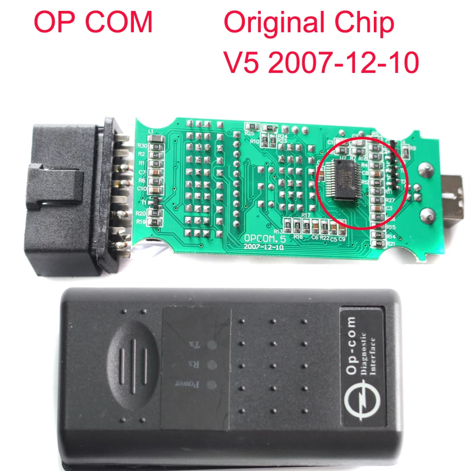 

5pcs A++ Quality Op-com OP com Diagnostic Interface Auto Diagostic Tool For Opl Op-com V5 Version Opcom OBD2 Scanner