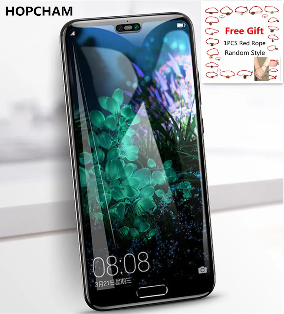 3D закаленное стекло для Huawei P20 Lite Honor V10 9 8 Полное покрытие экран защитный P10 Plus |