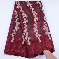High Quality Swiss Voile Lace Fabric In Switzerland Latest Cotton Lace Fabric African Dry Lace Fabric For Nigerian Wedding F1612