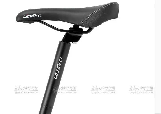 Кусок litepro подседельный насос без насоса стойка сиденья из сплава Для dahon p8 33,9*580 мм Черный Серебряный