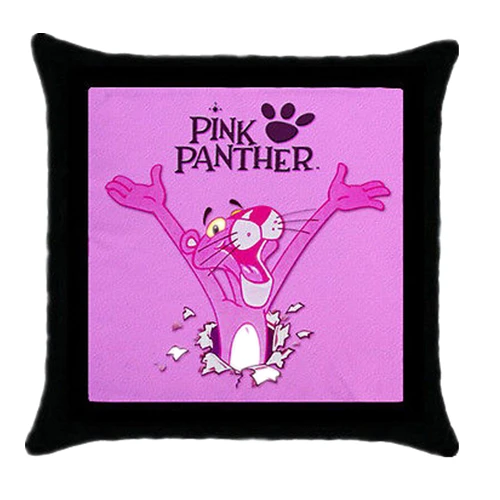 Hot Pink Panther Cushion Cover Pink Panther Throw Pillow Case Kids