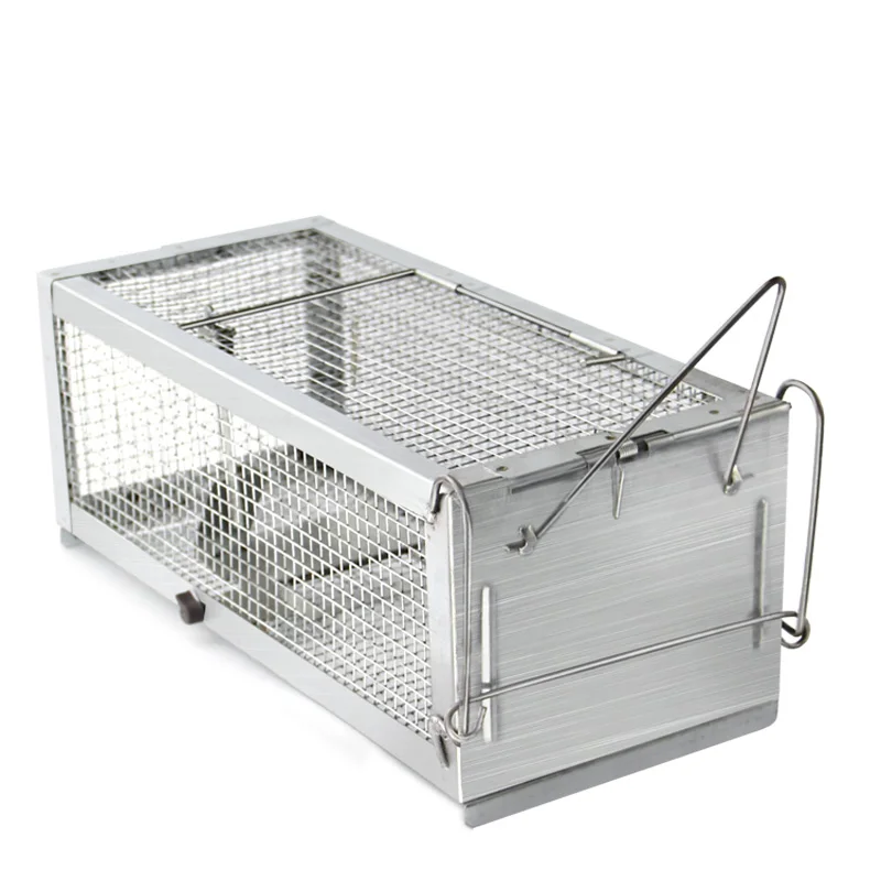 Single Door Rat Cage Mice Rodent Repeller Catch Bait Hamster Mouse Trap