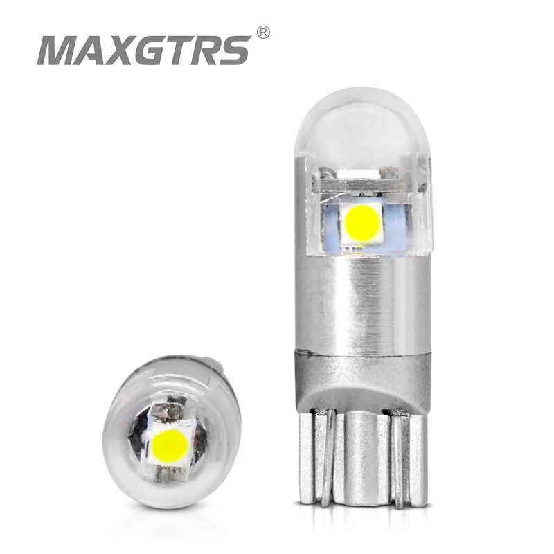 

2x Car Led W5W T10 194 168 For 3030 Chips Auto Bulb Lamp Interior Parking Clearance External Lights 12V Car Light Source