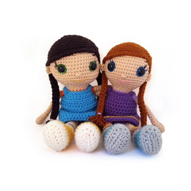 Крючком игрушки amigurumi погремушка ручной работы кукла Номер модели SY140