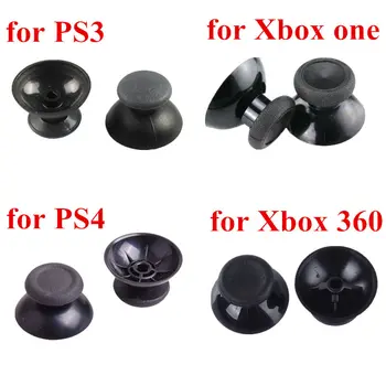 

100Pcs Black Controller Analog JoyStick for Playstation 4 PS3 Xbox one Xbox 360 Switch Pro Controlle Thumb Joystick Stick Cover