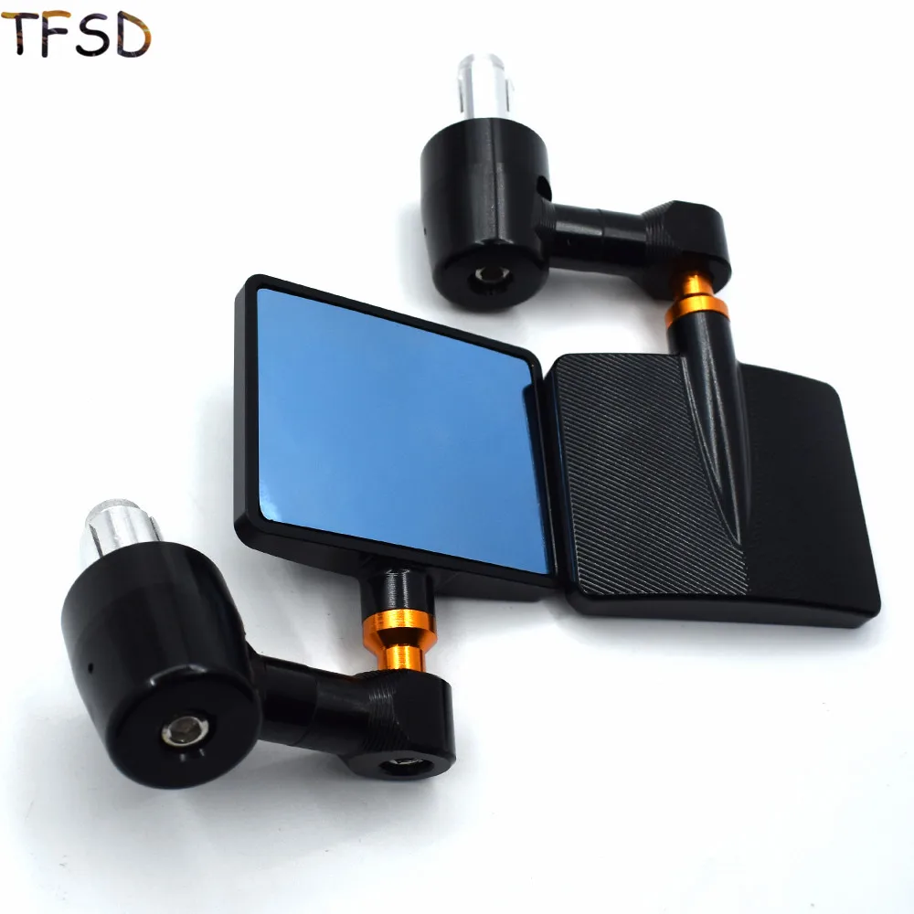 

Motorcycle Mirror Motorbike rearview back side mirrors handle bar end 7/8 22mm square shape For Yamaha XT600E