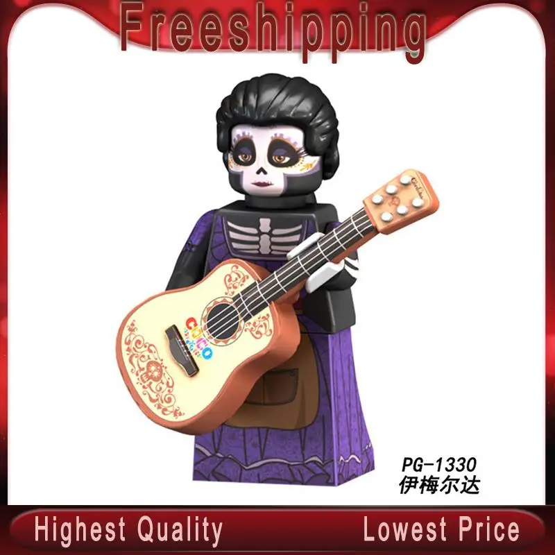 

Single Sale The Day Of The Dead Coco Movie Imelda scarecrow Dumbledore Action Figures Building Blocks Gift Toys Kids PG1330