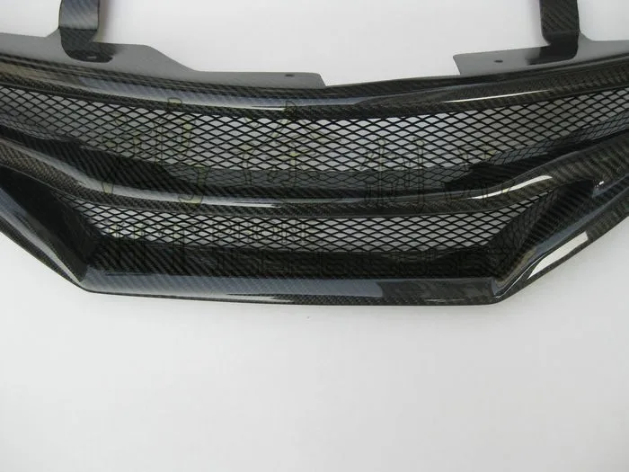 Передняя Автомобильная решетка из углеродного волокна для Nissan Tiida Versa;