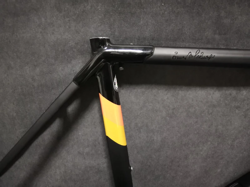 Черные золотые T1100 Colnago C64 карбоновые шоссейные рамы с UD МАТОВЫЕ глянцевые 48 50 52 54