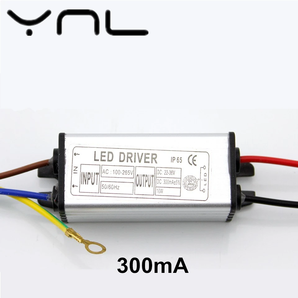 YNL световой трансформатор 300mA 600mA 900mA 1500mA светодиодный драйвер адаптер 10 Вт 20 30 50 110