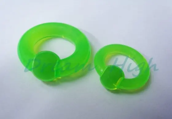 Новое поступление беруши BCR зеленое ушное кольцо расширитель ушей прозрачное пирсинг ювелирные изделия гарантия