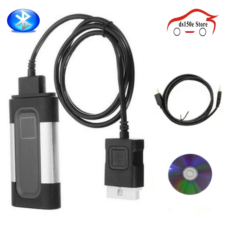 

Bluetooth TCS CDP Pro Plus Car Truck OBD2 obdii Code reader Scanner Scan Tools OBDII Diagnostic-tool Kit for Autocome with CD