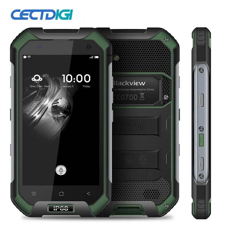 Blackview BV6000S водонепроницаемый ударопрочный смартфон с четырёхъядерным