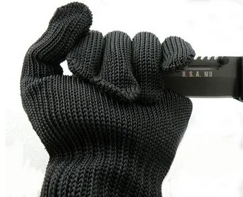 

500pcs=250pair fedex freeship 100% Work Protective Glove Cut-resistant Anti Abrasion Safety Gloves Cut Resistant Level 5