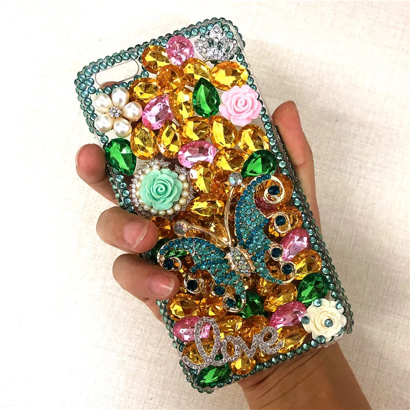 Чехол XINGDUO Bling для iphone 7 plus блестящий чехол с бабочками цветами и стразами X XR XS MAX 6 8