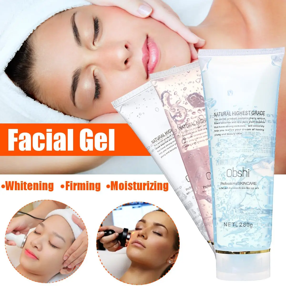 

280ml Effective Ultrasonic Inject Gel Firming Lifting Tighten Anti Aging/Wrinkles Facial Gel for Beauty Device Face Care