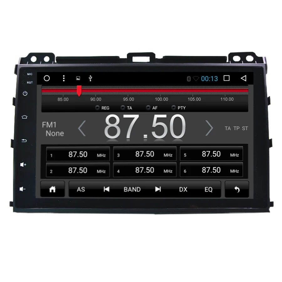 Discount 9" Car Radio Quad Core Android 7.1 Touch Screen Car DVD GPS Navigation For Toyota Prado 120 2002-2009  With 1G RAM 1