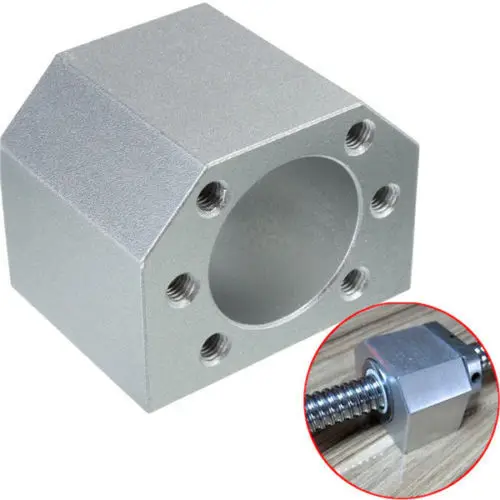 DE nave SFU1605 Ballscrew-L300mm/500mm/600mm/800mm/1050mm extremo mecanizado BK/BF12 y BK/BF12 apoyo y tuerca DE vivienda para el Router CNC - 6
