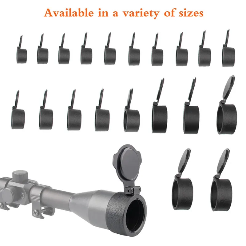 Tactical Rifle Scope Quick Flip up Lens Cover Spring  Protection Caliber Cap RL37-0042-2