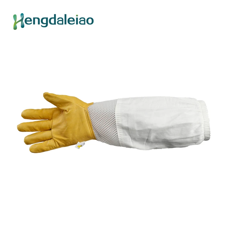 Белый китайский Пчеловодство перчатки высокое качество защитные перчатки для Пчеловодство № 12