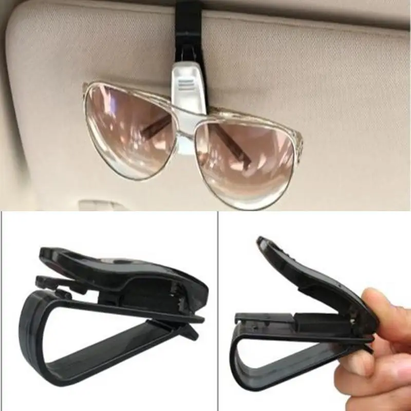 

Universal Car Sun Visor Glasses Sunglasses Ticket Receipt Card Clip Storage Holder High quality Car Accessories