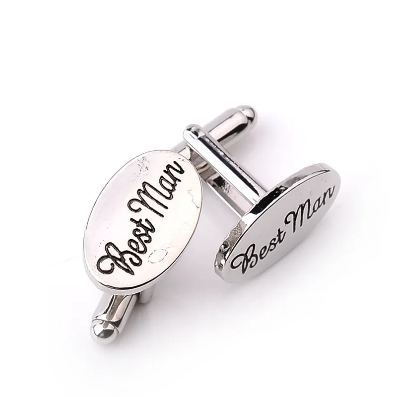 

Fashion Trendy Father Brother of the Groom Son Best Friends Page Boy Wedding Cufflinks for Men Cufflinks Buttons Gifts Jewelry