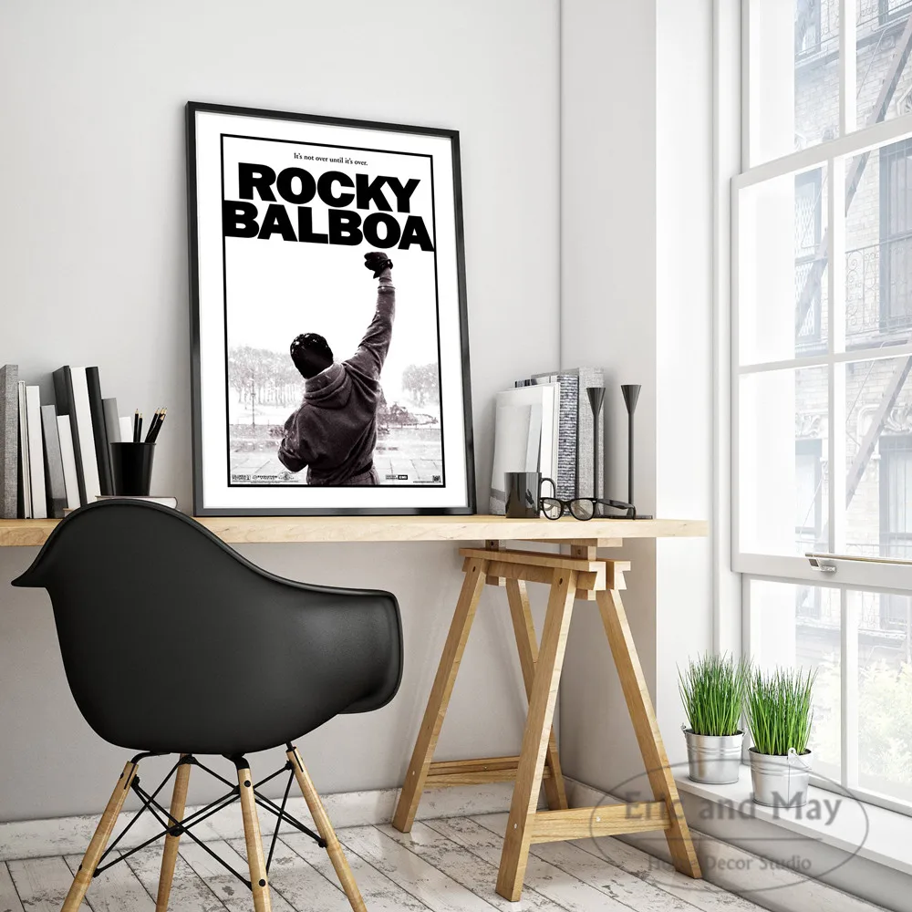 Рокки Бальбоа 1976 киноплакаты и принты настенные художественные декоративные картины холст живопись для гостиной домашний Декор без рамы